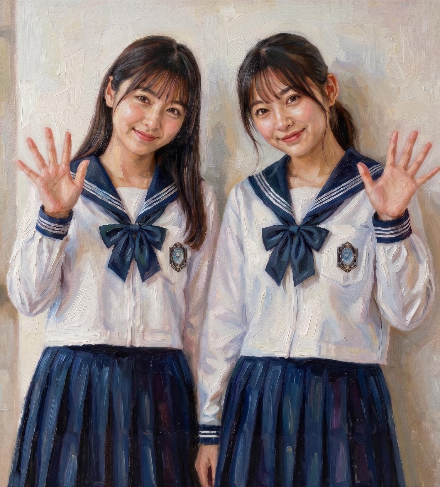 美術部の活動の様子