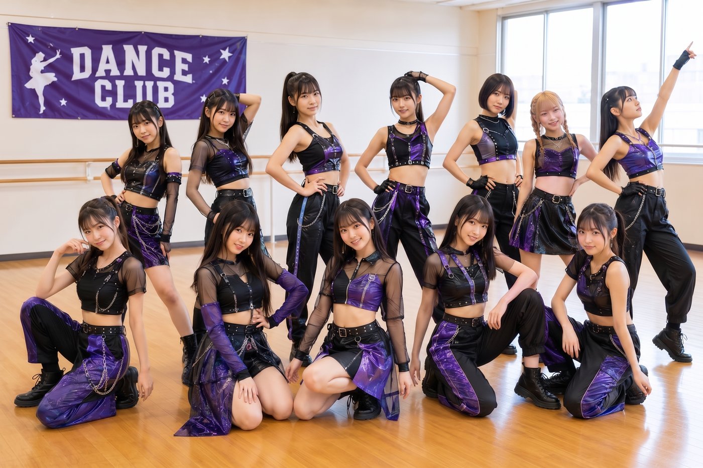 ダンス部の活動の様子